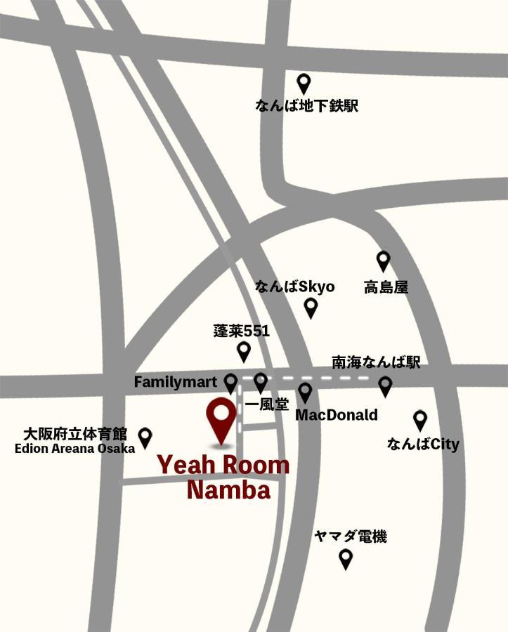 Yeah Room Namba Osaka Dış mekan fotoğraf